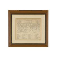 Image: Printer's key to the Ritchie engraving "Authors of the United States"