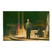 Image: Mr. Lincoln - Disneyland U.S.A postcard