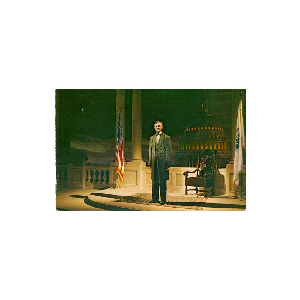 Image: Mr. Lincoln - Disneyland U.S.A postcard