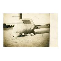 Image: Lincoln Centennial Memorial Boulder in La Jolla, California