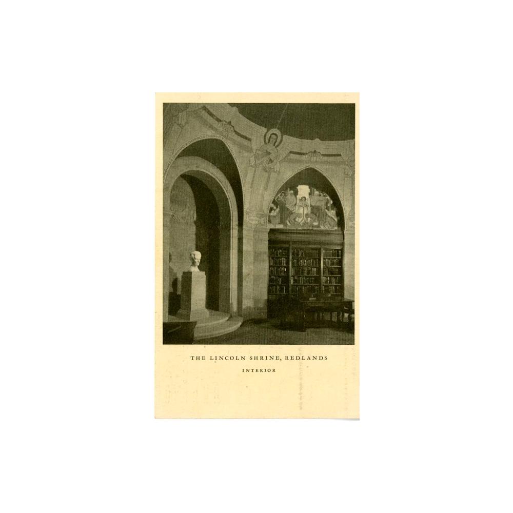 Image: The Lincoln Shrine, Redlands, Interior