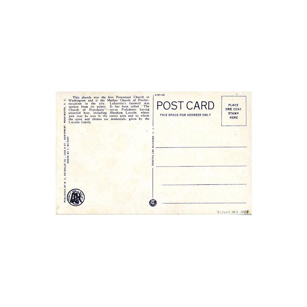 Image: New York Avenue Presbyterian Church, Washington, D.C.