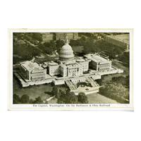 Image: The Capitol, Washington - On the Baltimore & Ohio Railroad