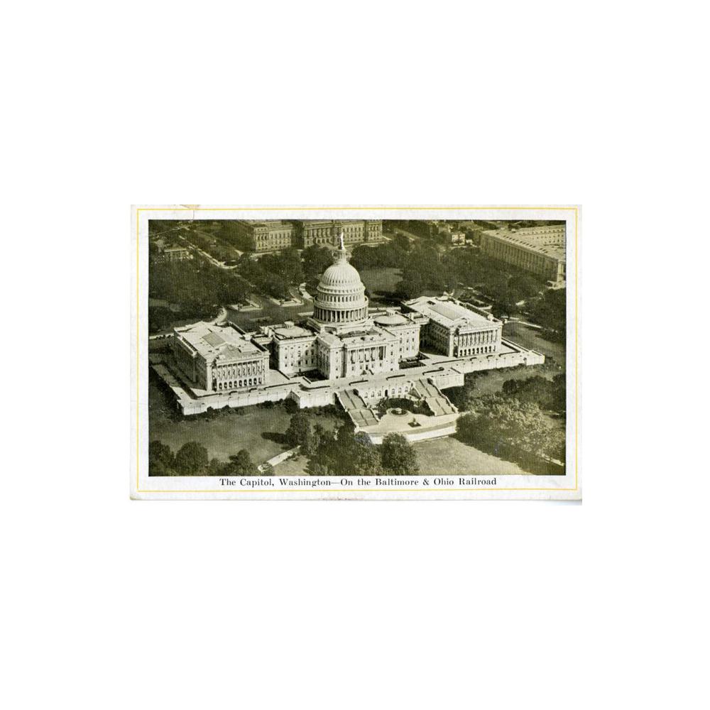 Image: The Capitol, Washington - On the Baltimore & Ohio Railroad