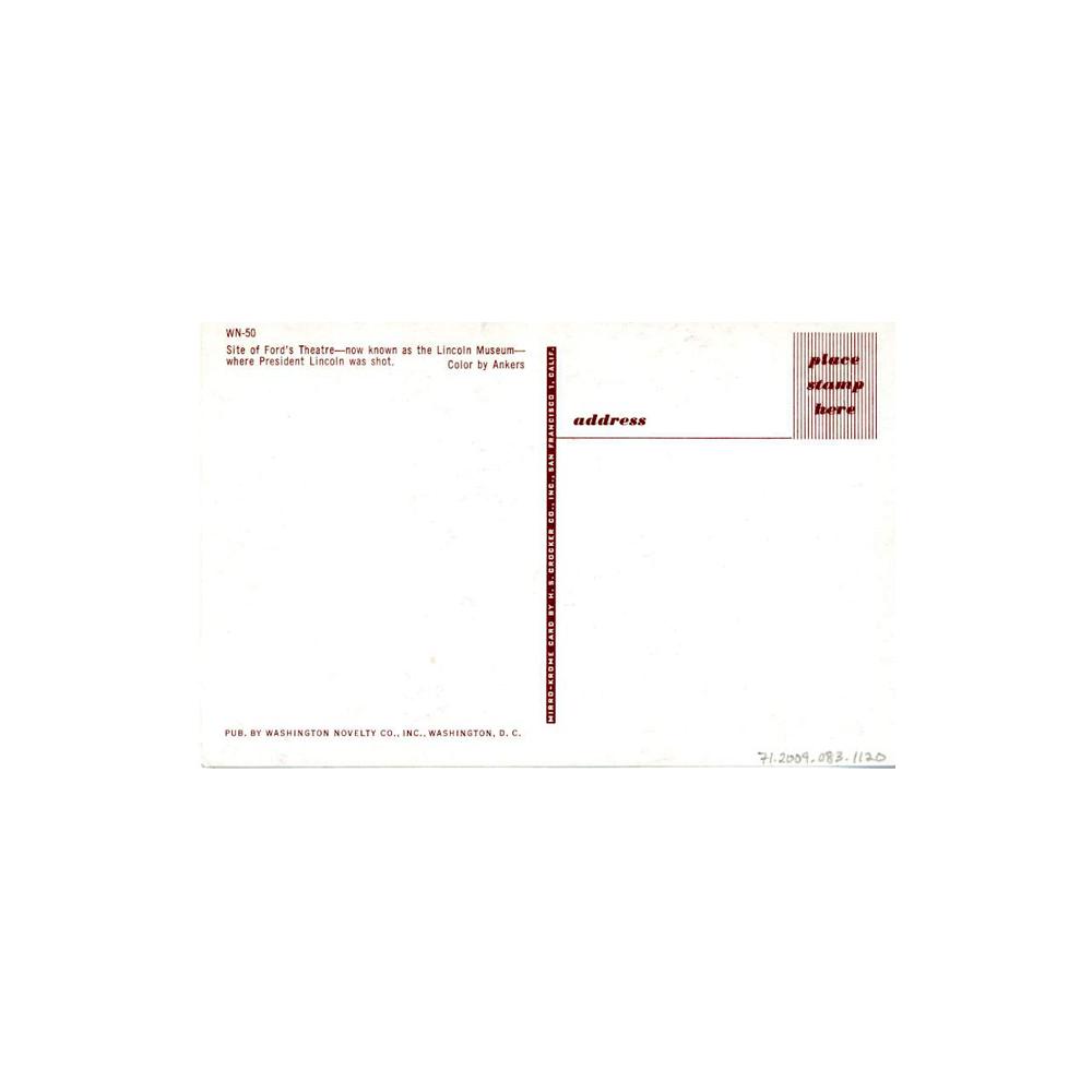 Image: Site of Ford's Theatre