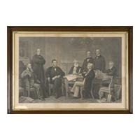 Image: The First Reading of the Emancipation Proclamation Before the Cabinet