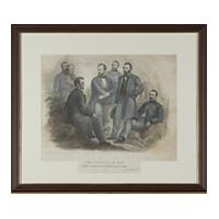 Image: The Council of War, lithograph