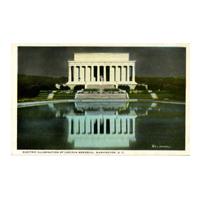 Image: Electric Illumination of Lincoln Memorial, Washington, D. C.