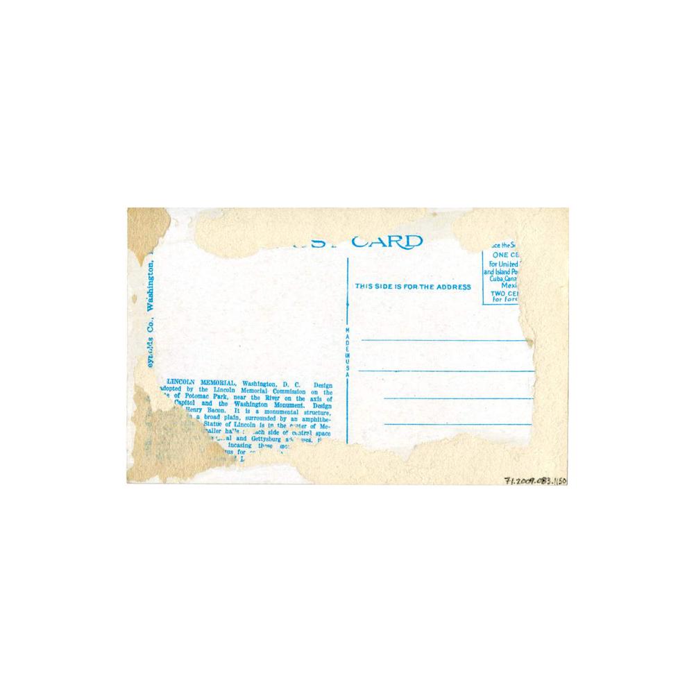 Image: Lincoln Memorial, Washington, D. C.