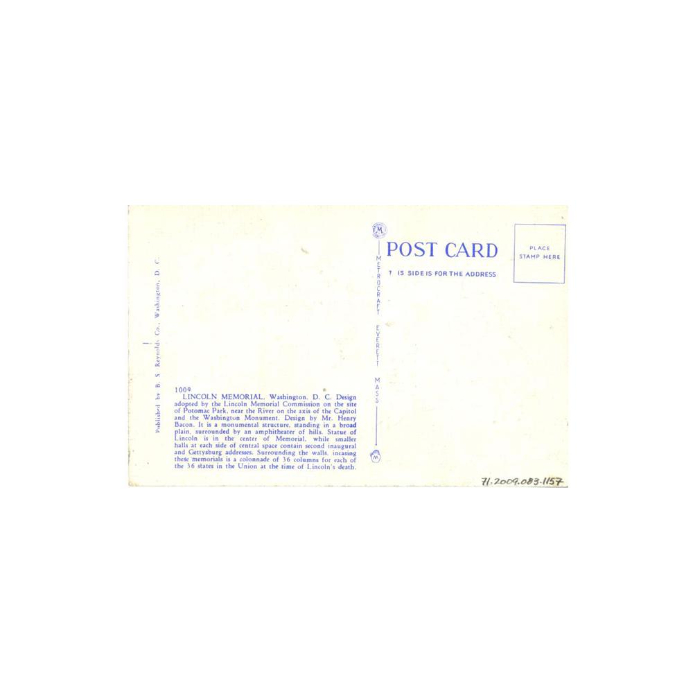 Image: Lincoln Memorial, Washington, D. C.