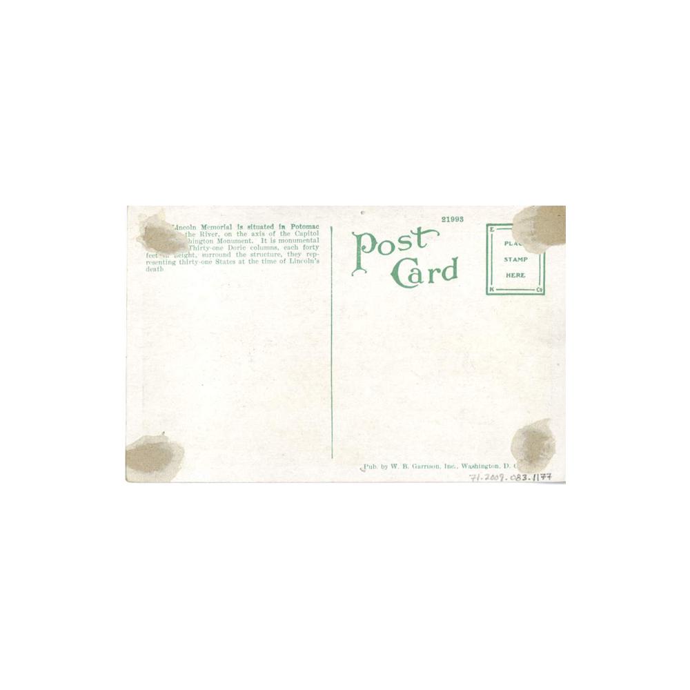 Image: Lincoln Memorial, Washington, D. C.