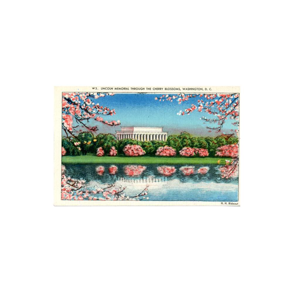 Image: Lincoln Memorial Through the Cherry Blossoms, Washington, D. C.