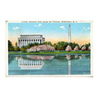 Image: Lincoln Memorial from across the Potomac, Washington, D. C.
