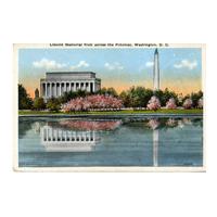 Image: Lincoln Memorial from across the Potomac, Washington, D. C.
