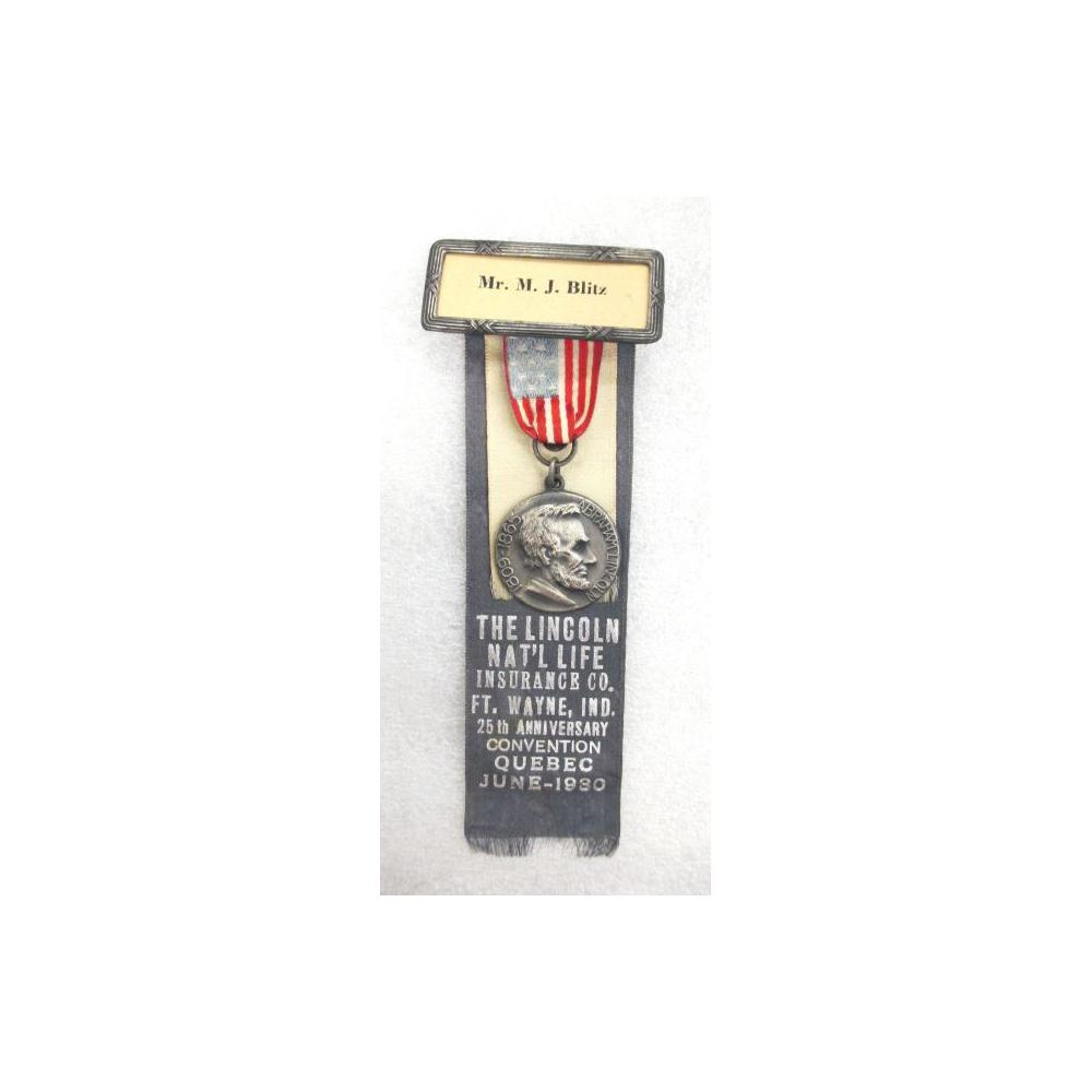 Image: Lincoln National LIfe Insurance 25th Anniversary Convention badge