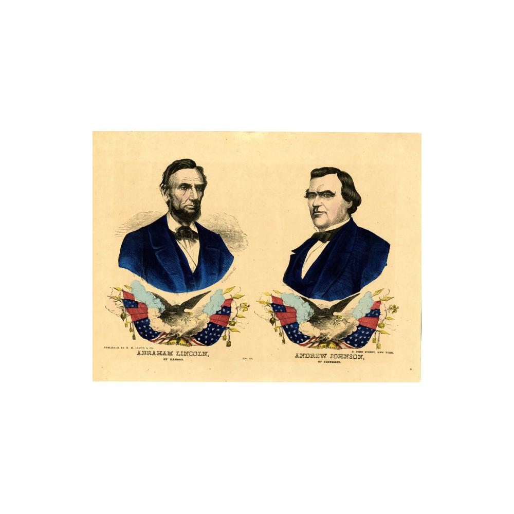 Image: Abraham Lincoln and Andrew Johnson campaign print
