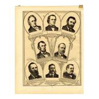 Image: Presidents from Van Buren to Cleveland