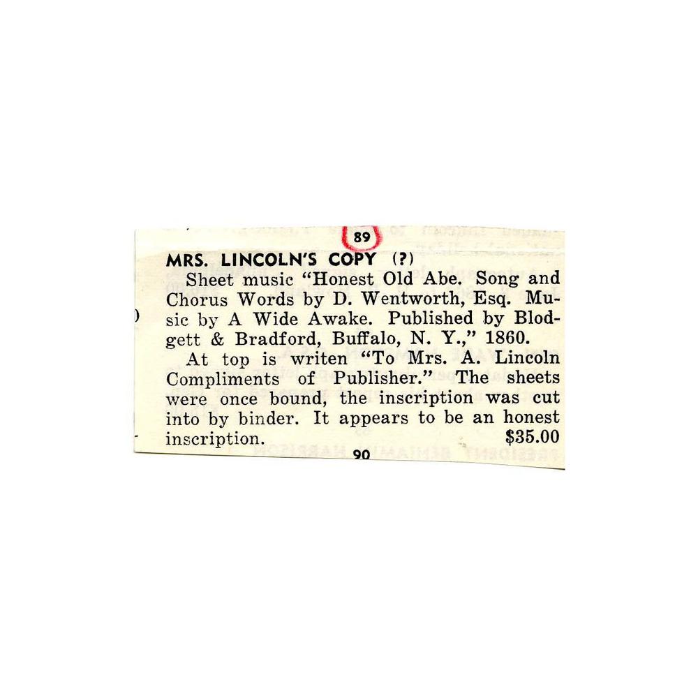 Image: Honest Old Abe