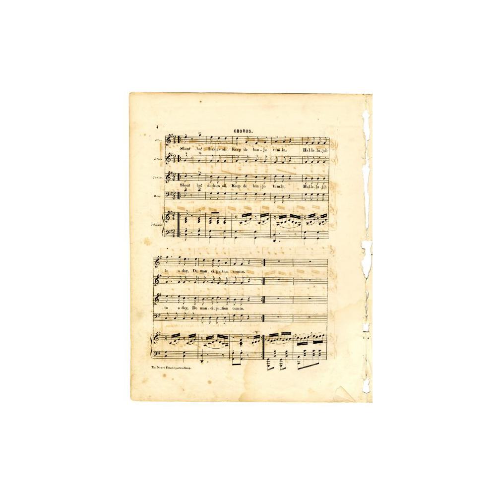 Image: The Negro Emancipation Song