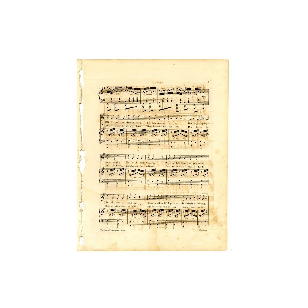 Image: The Negro Emancipation Song