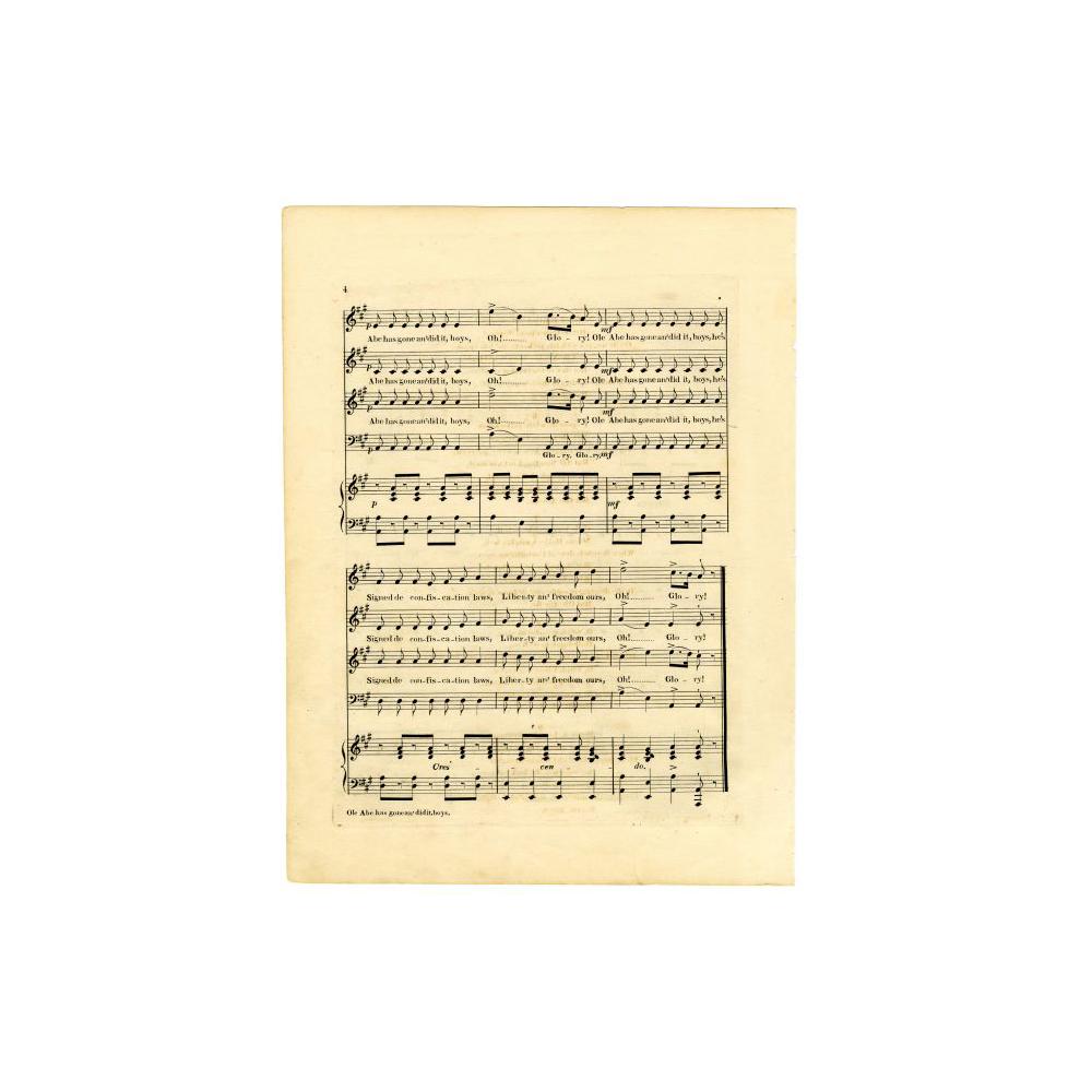 Image: Old Abe Has Gone & Did It, Boys