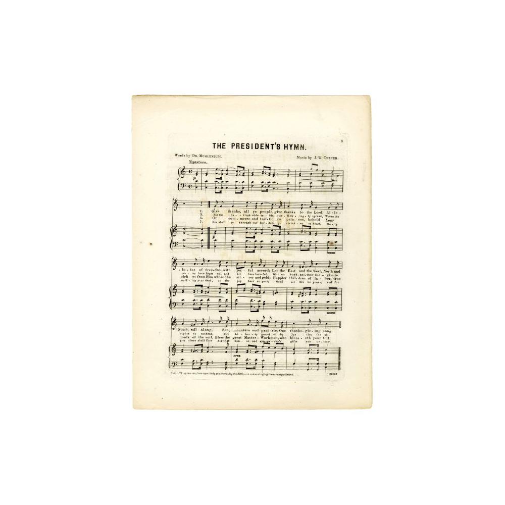 Image: The President's Hymn