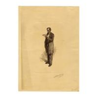 Image: Full-length portrait of Abraham Lincoln