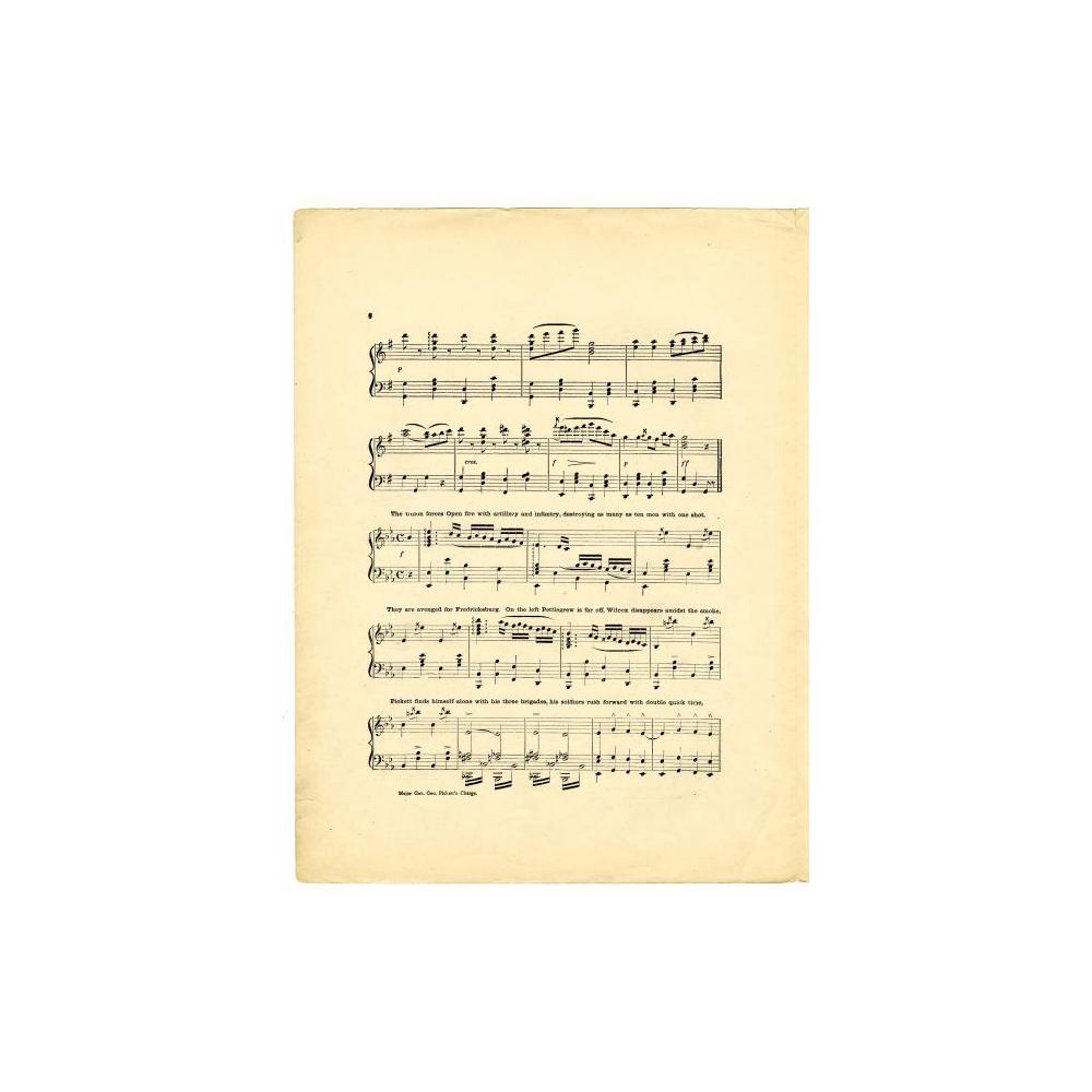 Image: Major General Geo. E. Pickett's Charge at the Battle of Gettysburg, July, 3, 1863