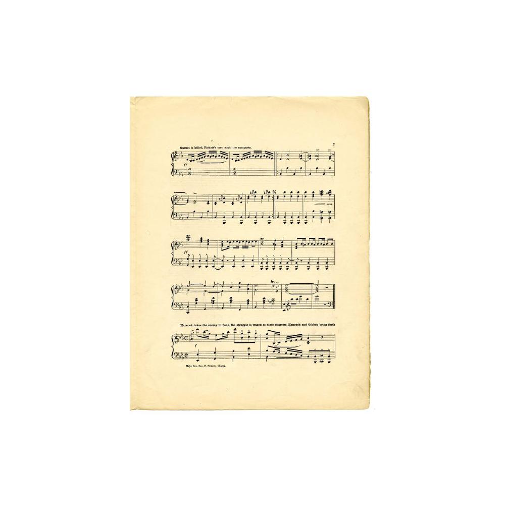 Image: Major General Geo. E. Pickett's Charge at the Battle of Gettysburg, July, 3, 1863