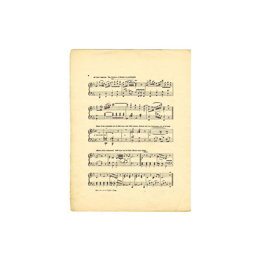 Image: Major General Geo. E. Pickett's Charge at the Battle of Gettysburg, July, 3, 1863