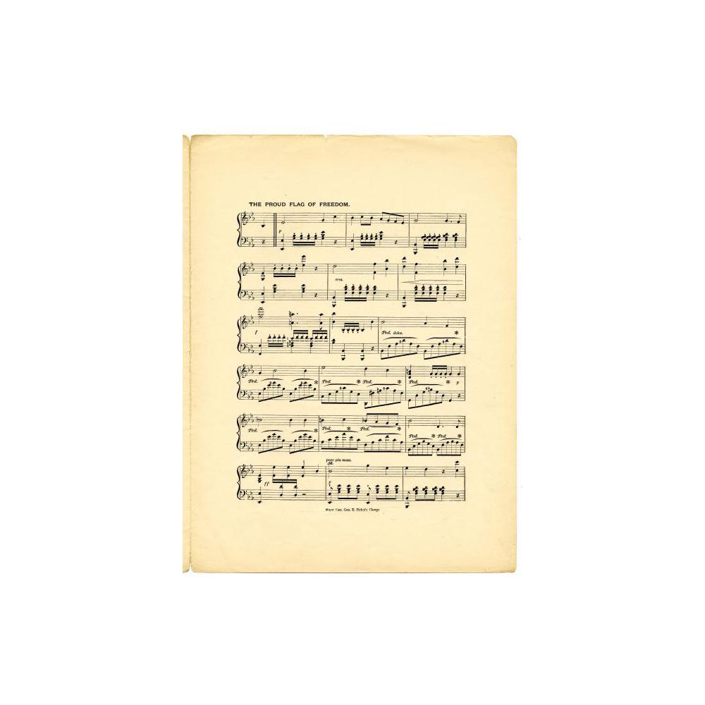 Image: Major General Geo. E. Pickett's Charge at the Battle of Gettysburg, July, 3, 1863