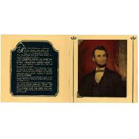 Image: Art Metal Reproduction of Abraham Lincoln portrait