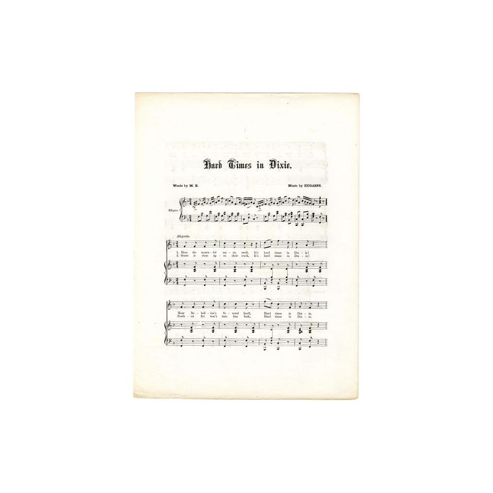 Image: Hard Times in Dixie