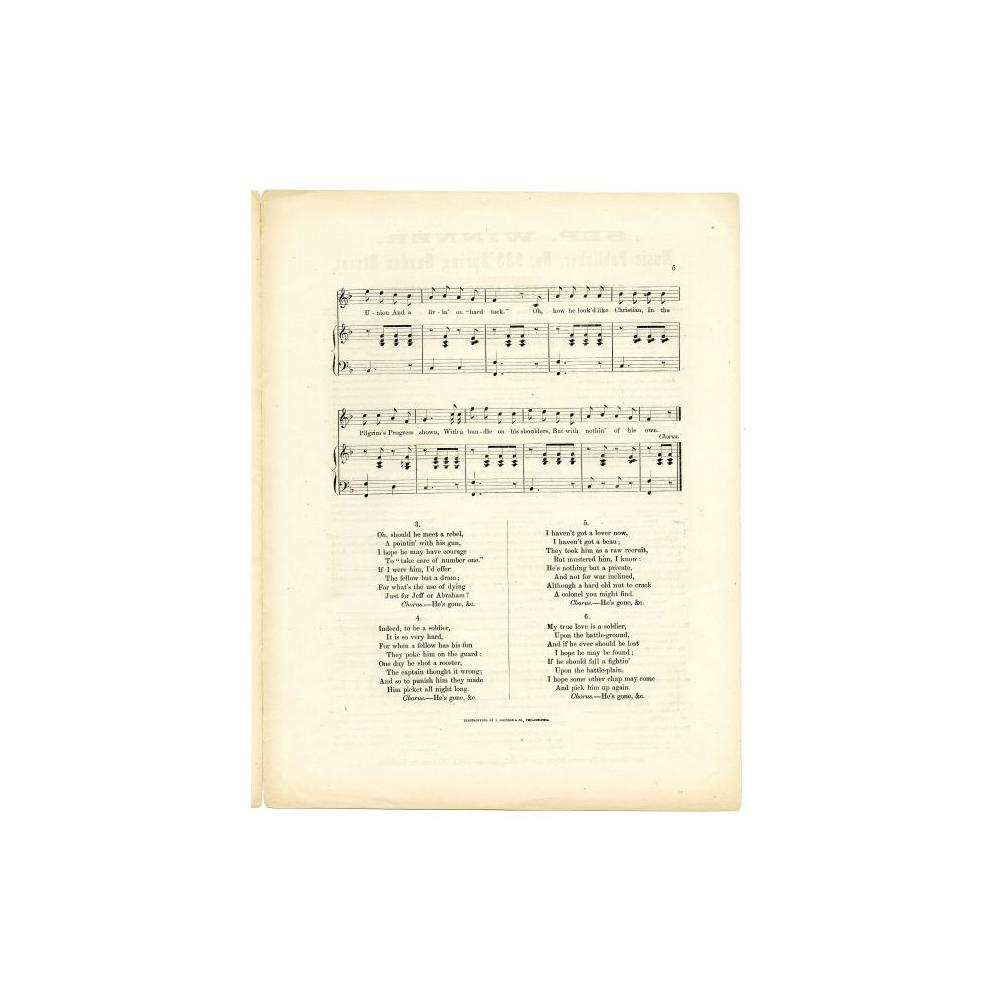 Image: He's Gone to the Arms of Abraham