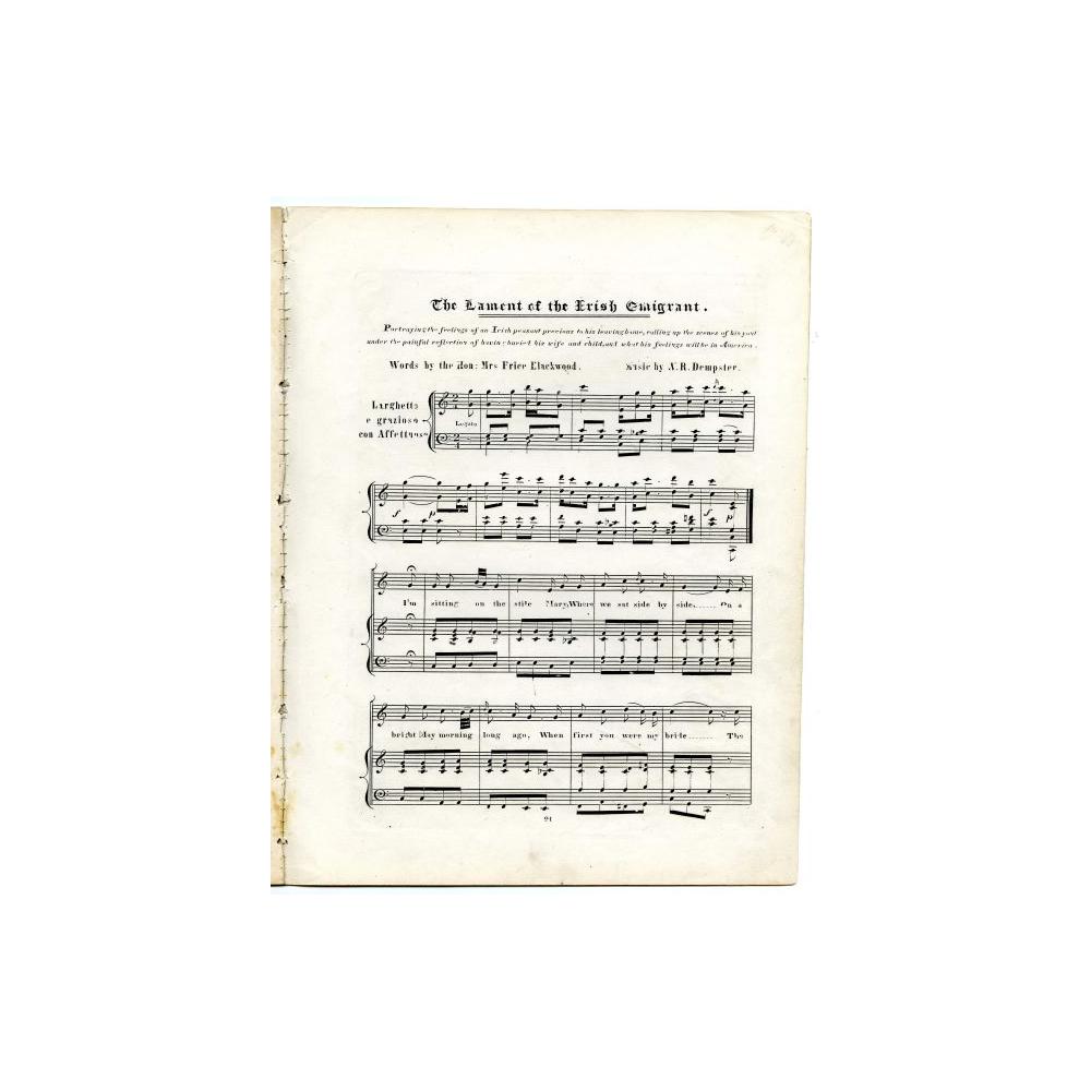 Image: The Lament of the Irish Emigrant