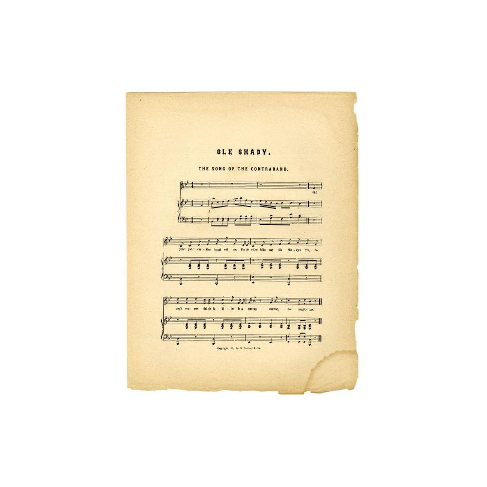 Image: Old Shady, The Song of the Contraband