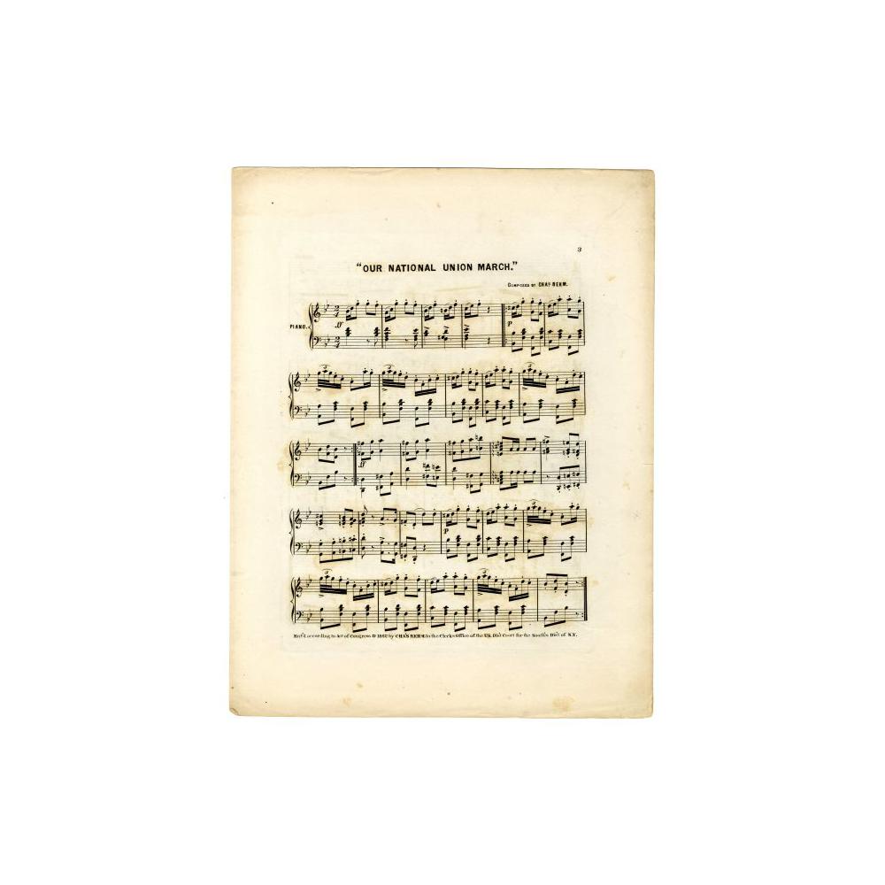 Image: Our National Union March