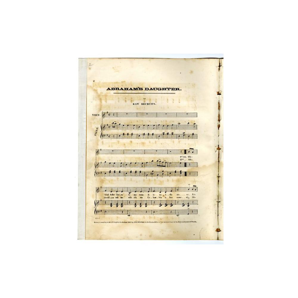 Image: Raw Recruits or Abraham's Daughter