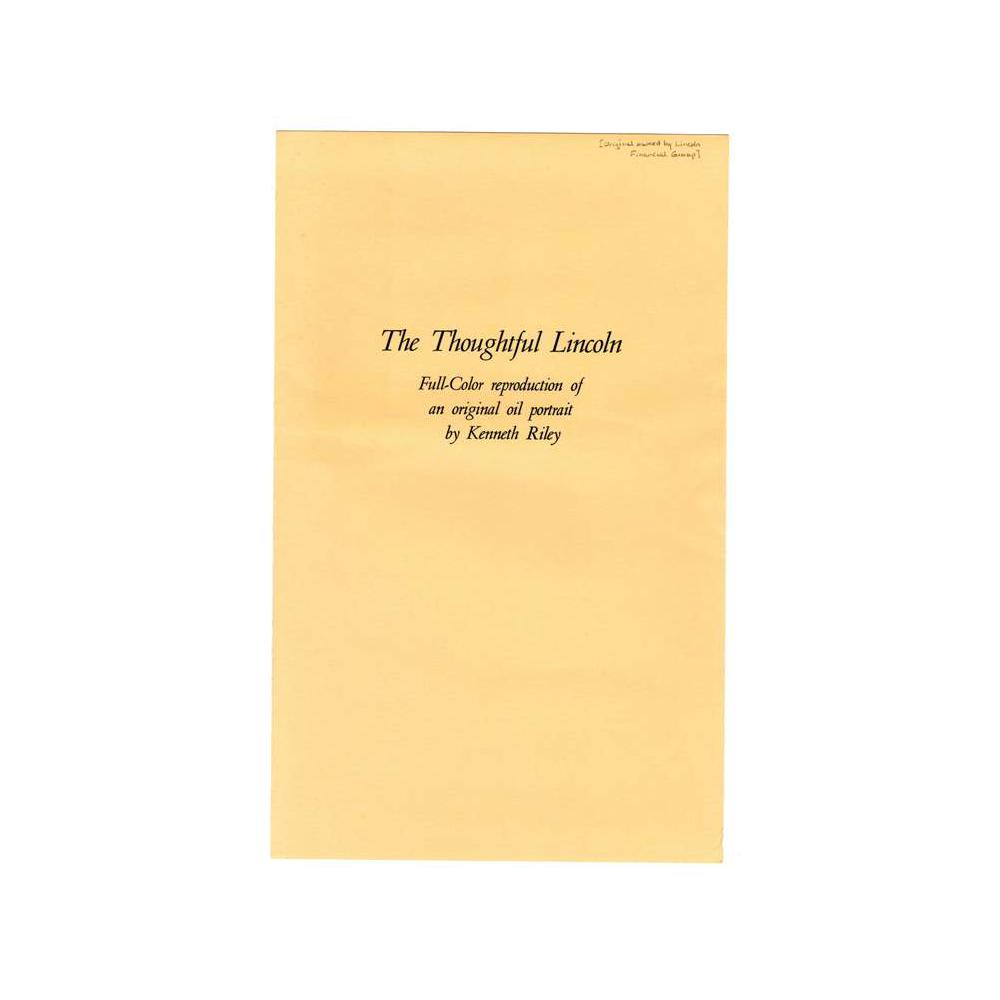 Image: The Thoughtful Lincoln