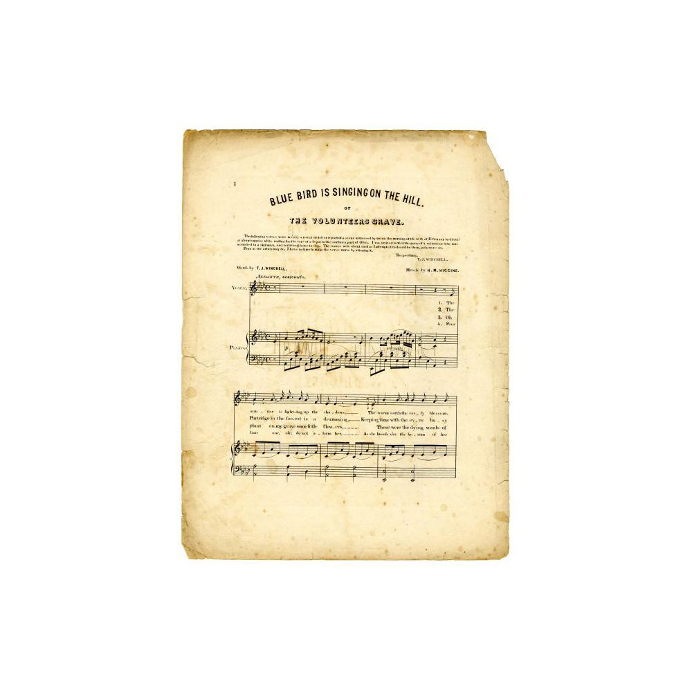 Image: The Volunteers Grave or Blue Bird is Singing on the Hill