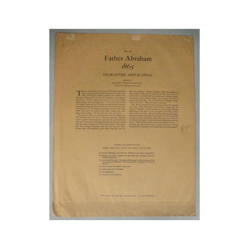 Image: Father Abraham 1865