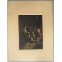 Image: Abraham Lincoln by the Fire