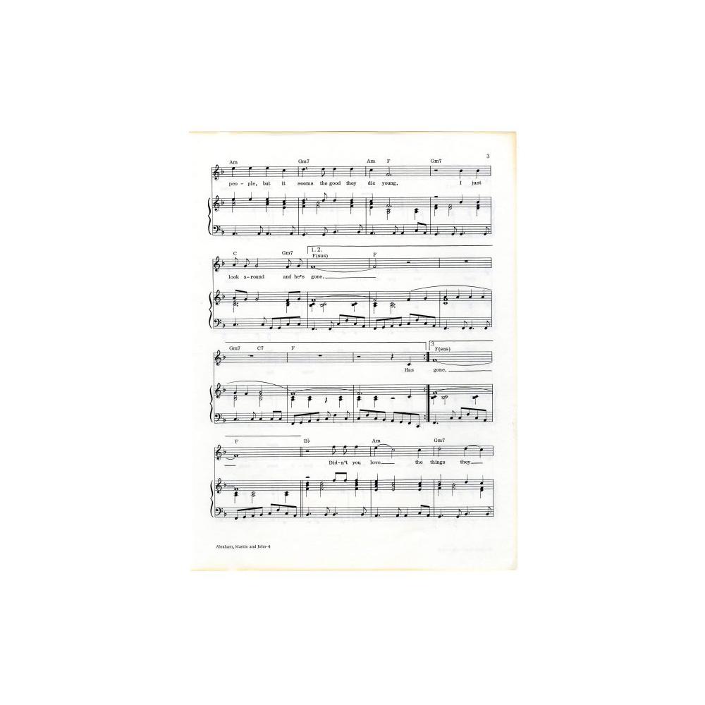 Image: Abraham, Martin and John