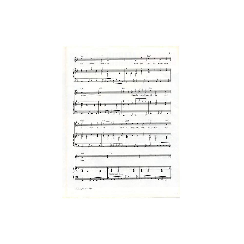 Image: Abraham, Martin and John