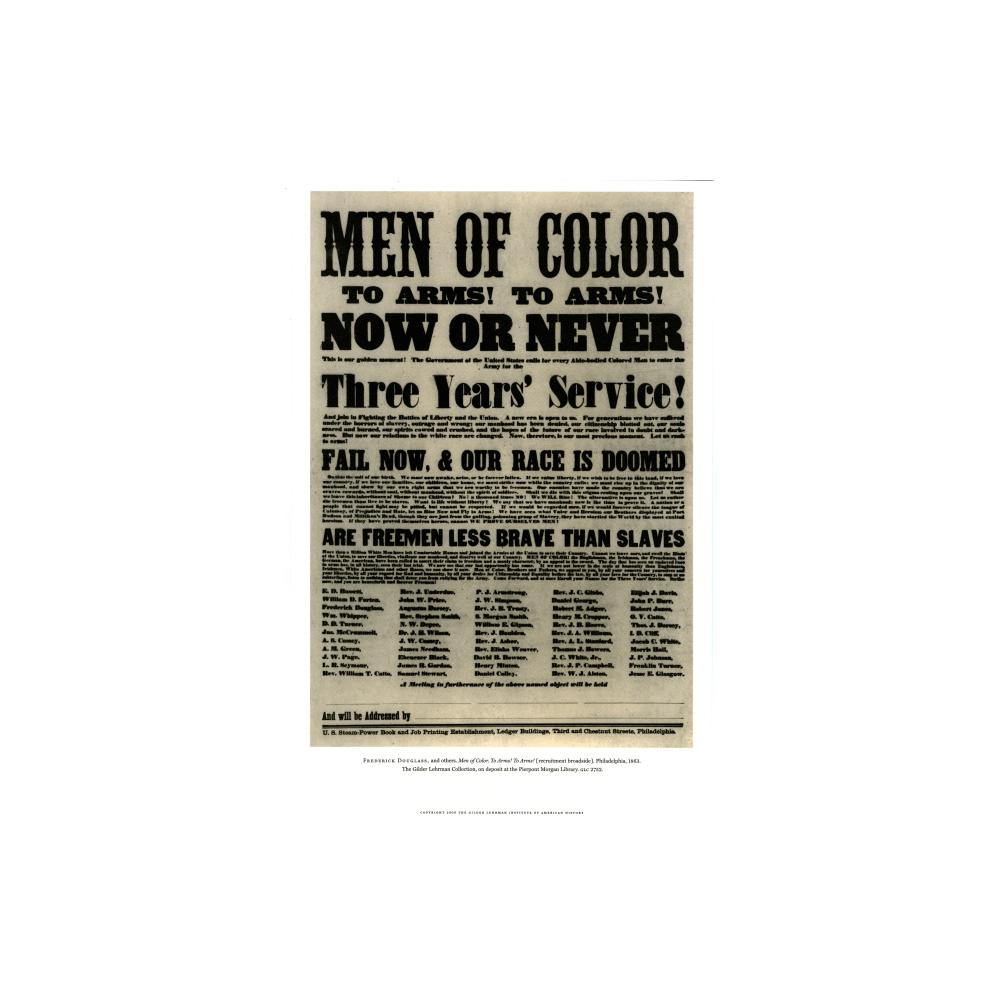 Image: Men of Color. To Arms! To Arms!