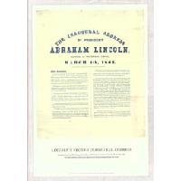 Image: The Inaugural Address of President Abraham Lincoln