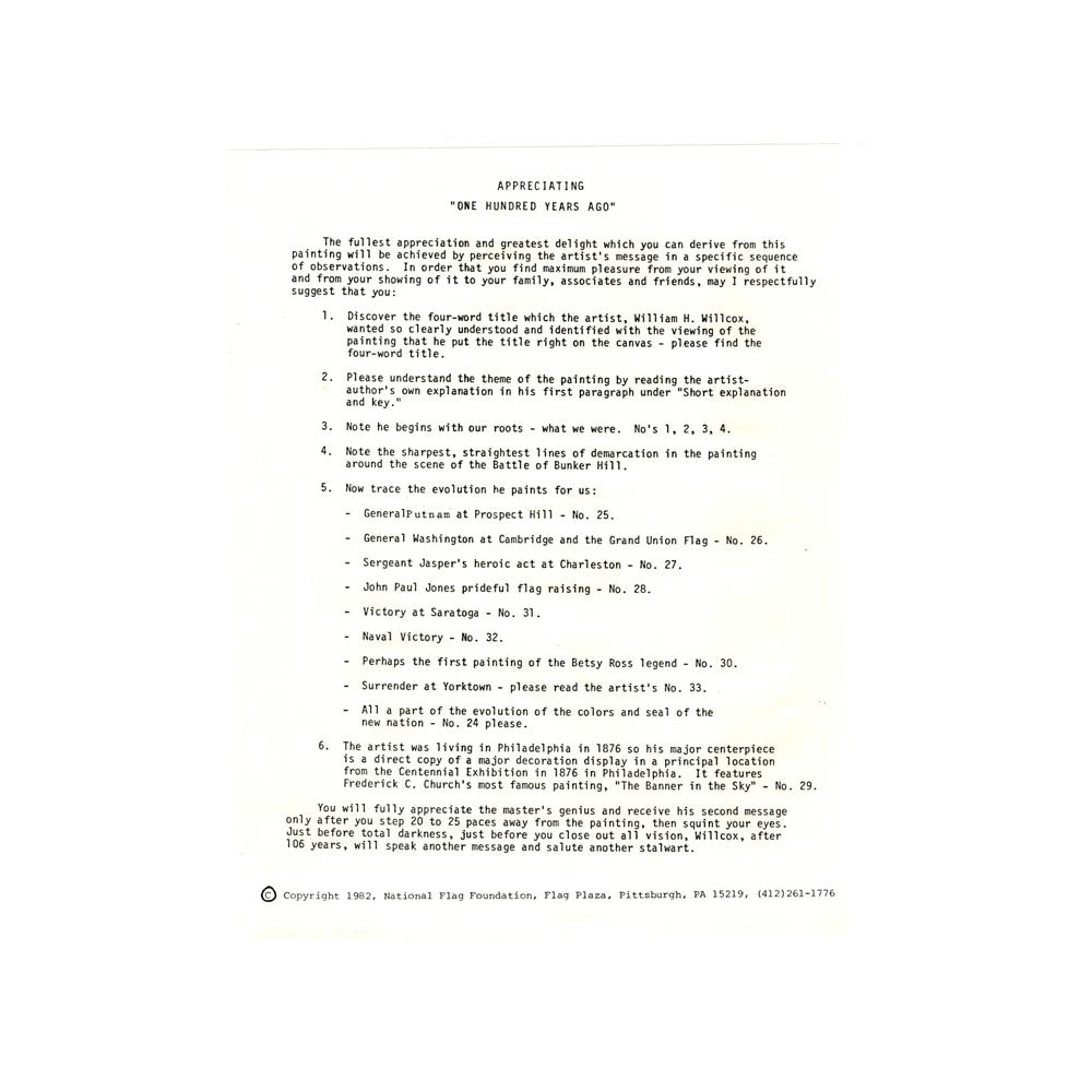 Image: One Hundred Years Ago