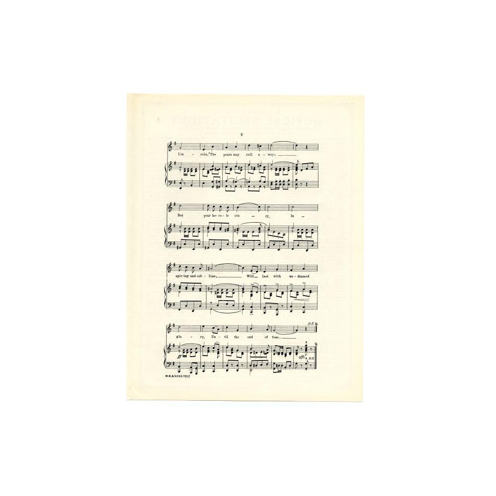 Image: Lincoln, Oh! Lincoln, We Honor You Today