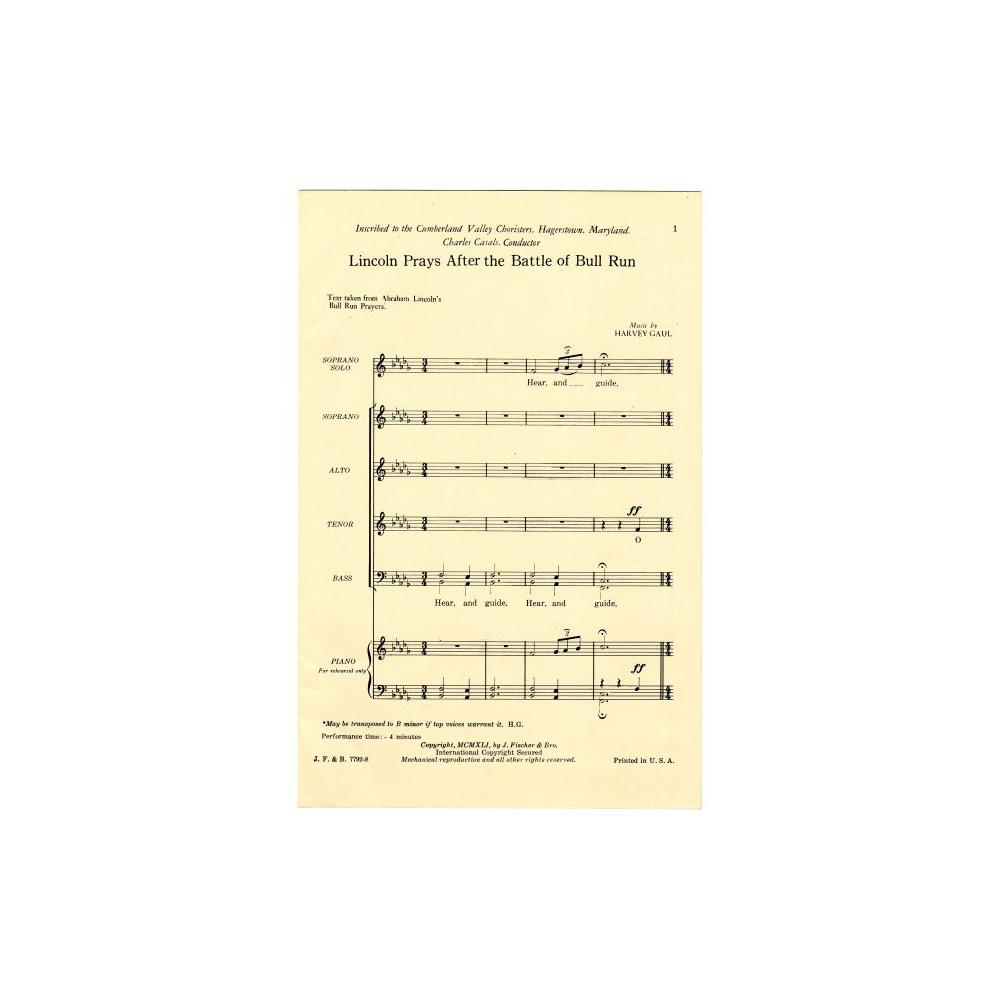 Image: Lincoln Prays After the Battle of Bull Run