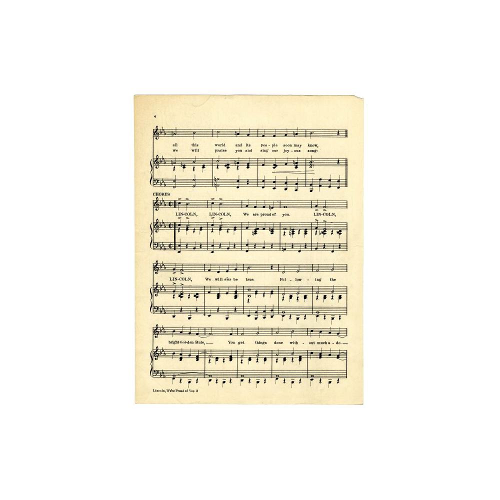 Image: Lincoln We're Proud of You (March)